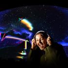 Otago Museum event manager Rachel MacJeff in the Perpetual Guardian Planetarium, where the Pink...