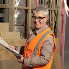 Southland Charity Hospital board member Janet Copeland is happy with the progress of the facility...