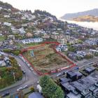 A development site for sale, outlined in red, on the corner of York and Hallenstein Sts. Photo...