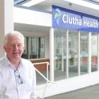 Clutha Health First acting chief executive Gary Reed stands outside the Balclutha health facility...