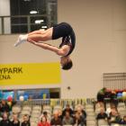 Winton trampolinist Jakob Anderson, 14, during the New Zealand Gymnastics Championships in...