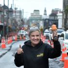 With a cone of her own is Rob Roy Dairy owner Liz Watson, who is looking forward to the...