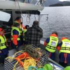 A group about to go fishing in Fiordland. PHOTO: ODT FILES