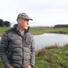 Gavin Macpherson built a wetland for $35,000. Photo: Cole Yeoman