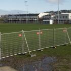 Field 6 at Logan Park in Dunedin is fenced off as a training ground ahead of the Fifa Women’s...