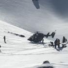 Rescue teams were flown to The Remarkables on Saturday to help rescue  skiers and snowboarders...