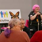 Attendees listen to an interactive audience exercise during ‘‘That Blind Woman’’ Julie Woods’...