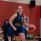 Brittany Richards trains with the Southern Hoiho at the Otago Girls’ High School gymnasium. PHOTO...