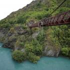 Kawarau Bridge, near where the jet boat overturned. Photo: ODT files 