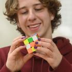 Adrien Auvray Matyn, 17, of Dunedin, competes in the Otepoti Dunedin winter World Cube...