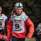 Fynn Mitchell (front), 18, of Lumsden, competes in Godzone in Fiordland earlier this year,...