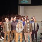 Sir Edmund Hillary's grandchildren George (left), Lily and Alexander at New Zealand Fashion Week...