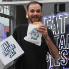 Fat Bastard Pies co-owner Simon Owen is pleased with the numbers and the response to the business...