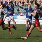 Southland Boys’ High School  First XV players Rico Muliaina (left) and Jimmy Taylor react to the...