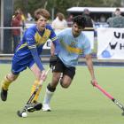 Finn Ward on the ball earlier this year during the Tiger Turf Premier Men hockey final. PHOTO:...