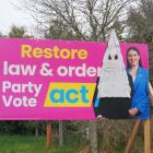 Vandals attacked Act New Zealand leader David Seymour hoardings in Maheno last week, in one...