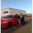 A still from a video of an alleged assault by police. PHOTO: SUPPLIED
