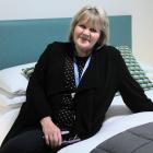 Southland Hospital’s Ronald McDonald Family Rooms supervisor Helen Walker sits in one of the...
