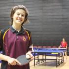 Southlander Abigail Bottger, 13, was among a group of 250 table tennis players who are taking...