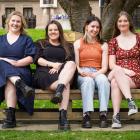 2024 Six60 Scholarship recipients (from left) Hazel Simes, Sophie McCarlie, Shannon Burnett and...