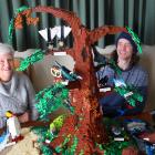 Mother and son Lego enthusiasts Henny (left) and Pieter Dennison are looking forward to attending...