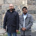 Proposing a different way to help pay for funerals is Abdul Saboor (left) and Dr Junaid Qureshi....