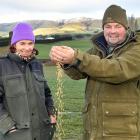 Arable farmer Craig Whiteside, with wife Anna, says farming in South Otago has afforded the...
