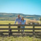 Stefan Roulston and wife Holly on their Heriot dairy farm, which was converted from sheep in 1992...