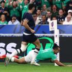 James Lowe scored the first of Ireland's six tries. Photo: Reuters 