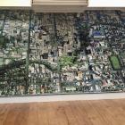 The unique custom-printed carpet wall rug of Christchurch prior to earthquakes. Photo: Trade Me