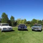 Ashburton owned Chryslers, from left, a 1965 AP6 Regal, a 1975 Valiant Regal and a 1963 AP5 Regal...