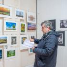 David Clearwater at the opening of the Art Attic Gallery’s latest exhibition, "Through the Lens",...