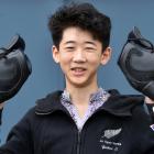 Dwayne Li, of Auckland, who has qualified for the Youth Olympics next year, is in Dunedin this...
