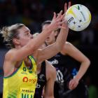 Australia's Liz Watson in action during the Constellation Cup match at John Cain Arena in...