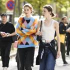 Street style at this year’s Paris Fashion Week, ready to be data crunched. PHOTO: GETTY IMAGES