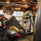 Rangiora Boxing Club’s Savanah Haehae, 16, prepares for her bout on Saturday at the Southbrook...