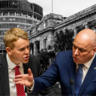 Labour and National are both up in the latest poll, at the expense of Act and the Greens. Image:...