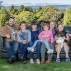 Jon Pemberton, from Southland, with son Beau, 12, mother-in-law Josephine, daughter Anja, 5, wife...