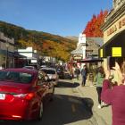 Arrowtown's annual autumn festival was proving popular with visitors yesterday. Photo: Tracey...