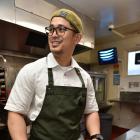 Quiel Mallari is enjoying his new role as head chef at Magic Moments restaurant in the Law Courts...