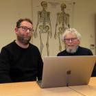 Researching the experiences of people with ME/CFS in New Zealand are Dr Nicholas Bowden (left)...