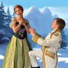 Immy Morey (Anna) and Joseph Kelly (Hans) rehearse for Taieri Musical’s production of Frozen Jr,...