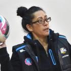 Steel coach Noeline Taurua displays a  range of emotions during a training session at the Edgar...