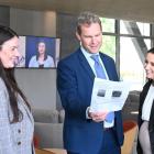 University of Otago director of property and campus development Tanya Syddall (left), head of...