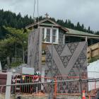 A panel being craned into position this week. PHOTO: RHYVA VAN ONSELEN