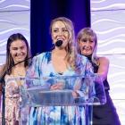 Face Body &amp; Beauty team members receiving The Industry Awards New Zealand beauty salon of the...