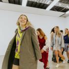 Students in the final stages of their bachelor of design (fashion) degree have a bit of fun...