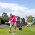 Eric Murray came close to a hole in one. Photo: Supplied
