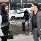 Rodrick Woods was confronted by mosque-attack hero Abdul Aziz outside the Christchurch District...