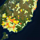 A section of Greenpeace's "Know Your Nitrate" map focusing on the Otago/Southland area. IMAGE: CC...